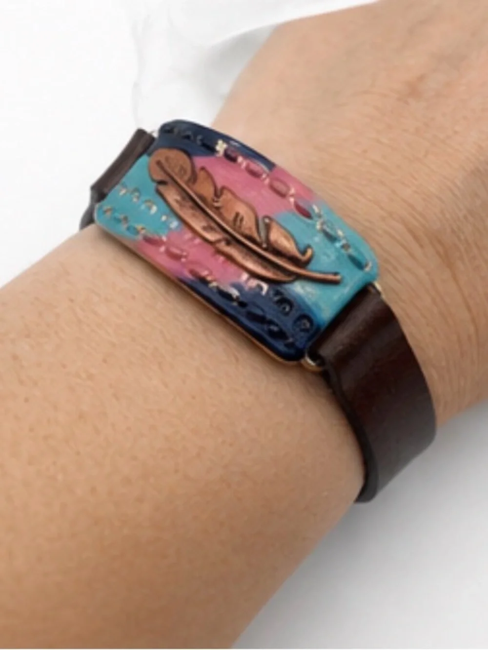 Caligirl leather bracelet